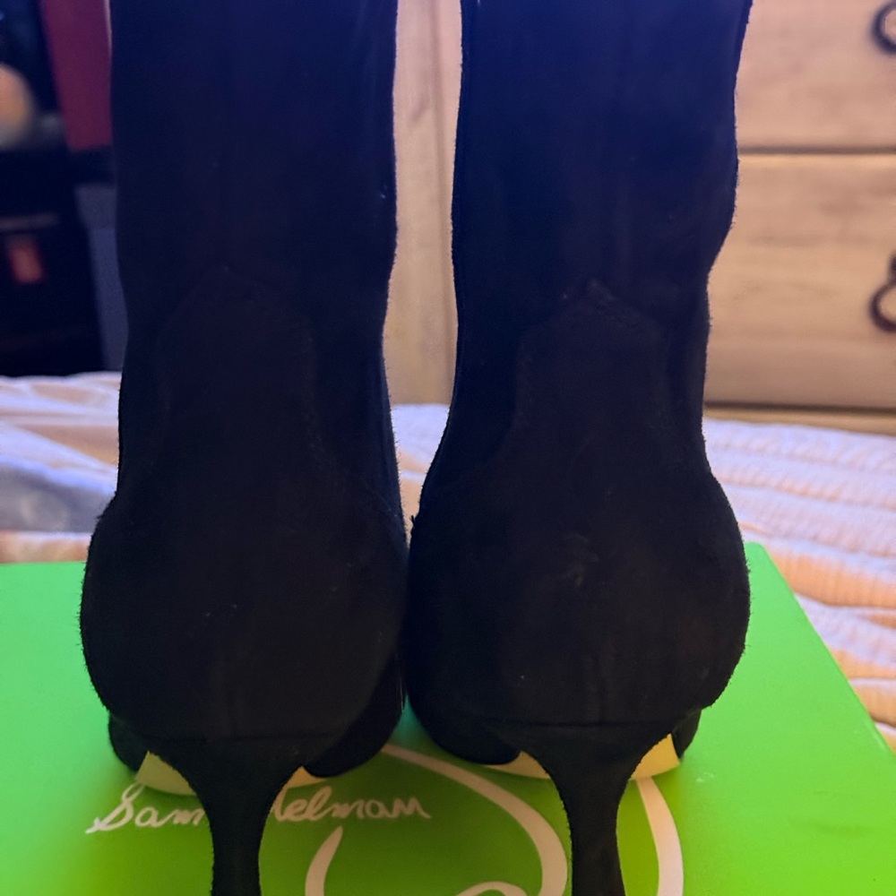 Sam Edelman Black Heeled Boots - Picture 10 of 15